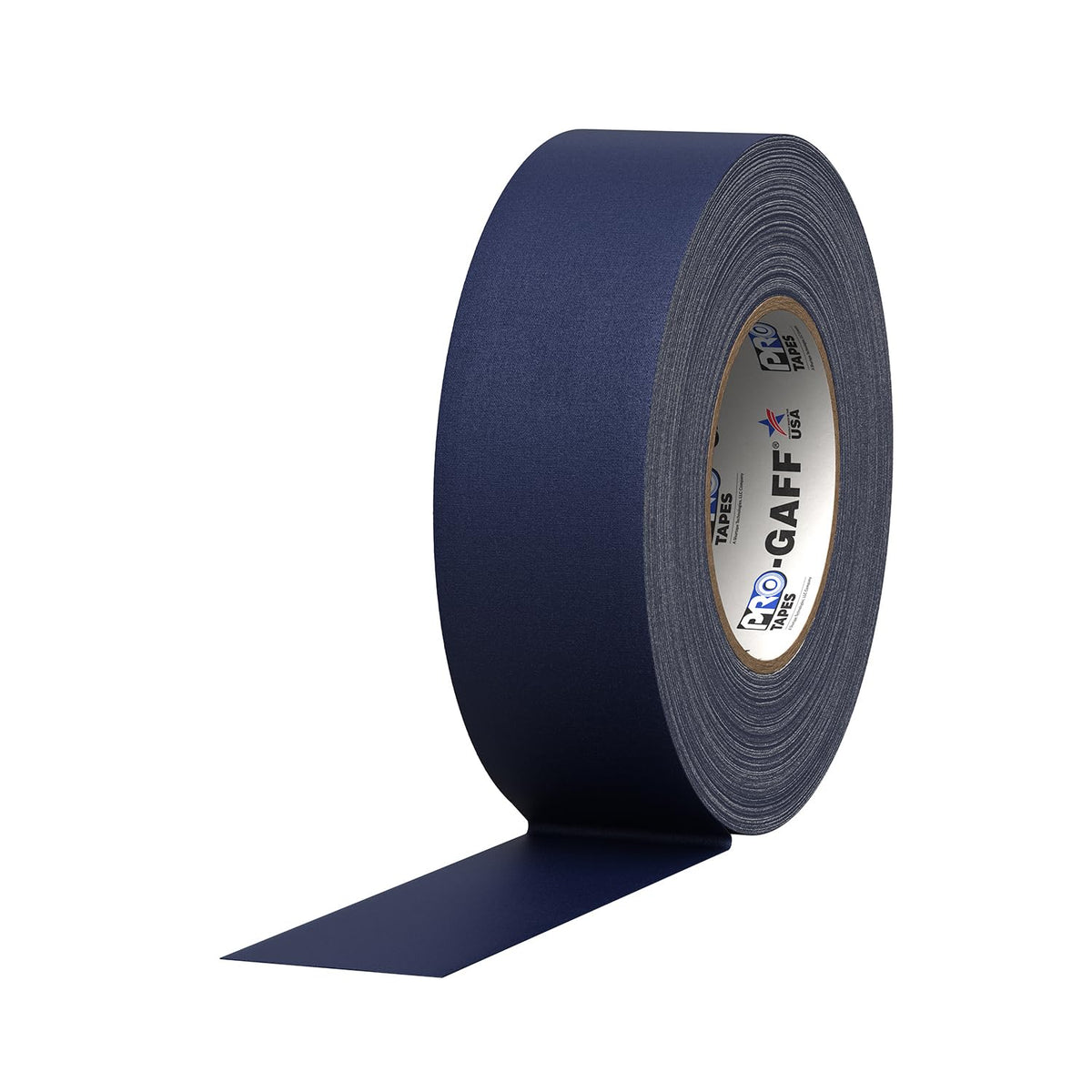 ProTapes Pro Gaff Premium Matte Cloth Gaffer's Tape With Rubber Adhesive, 11 mils Thick, 55 yds Length, 2" Width, Blue (Pack of 1)