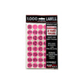 Sunburst Systems 7035 pink pricemarker labels, 1,000 pre-printed garage sale stickers, ideal for pricing items.