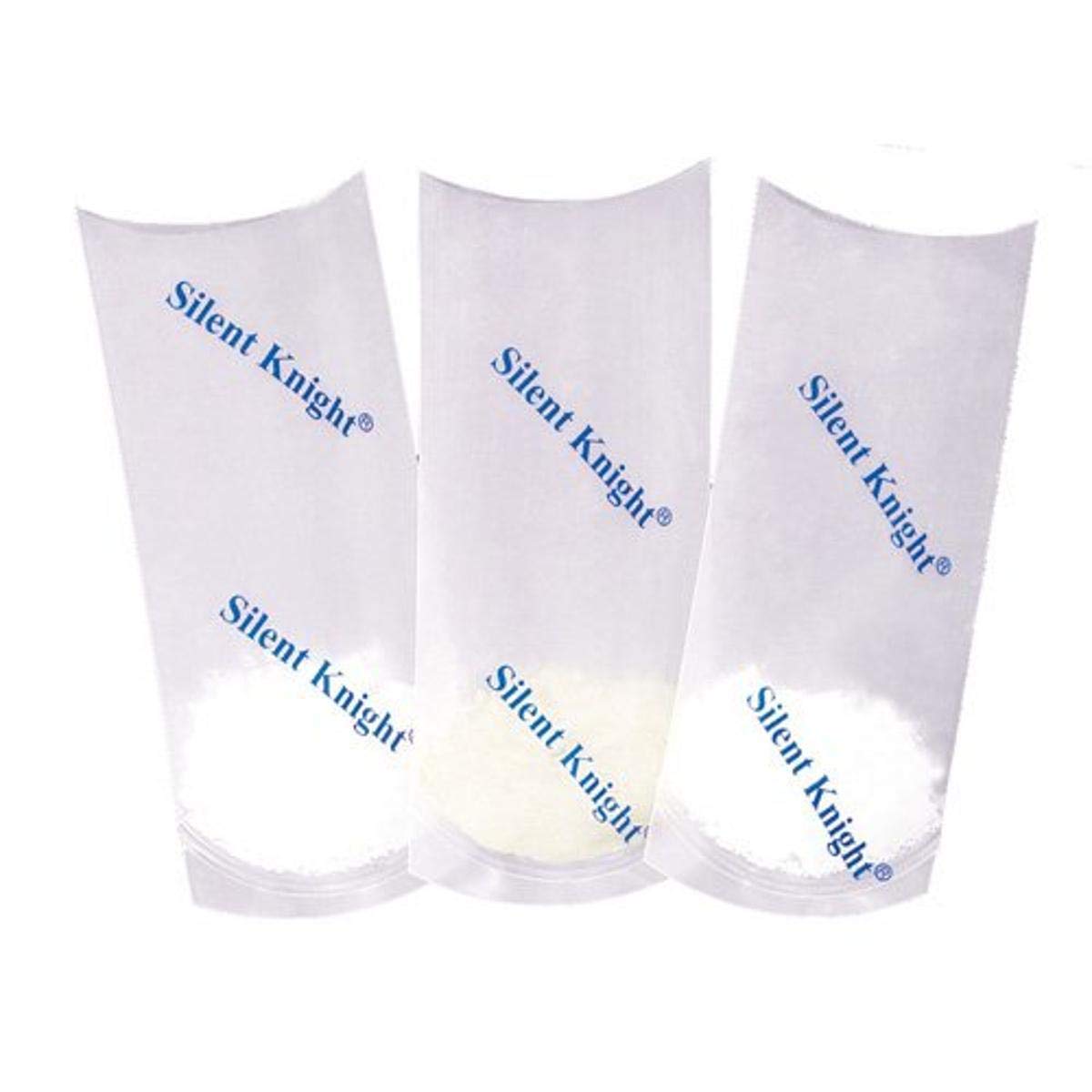 Medline Silent Knight pill crusher with medication pouches, easy to use, for crushing pills, shown with packaging and accessories.