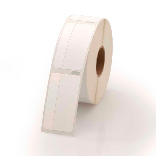 LabelValue LV-30330-3/4" x 2" polypropylene all-purpose labels on a roll, compatible with Dymo 450 thermal label printers.