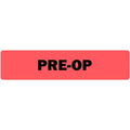 Medical record labels by LabelValue, pre-op medical labels, .375"x1.625", 500 per roll, designed for medical documentation.