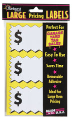 Sunburst Systems 7071 large pricemarker labels with space to write prices, 75 count, for retail item pricing.