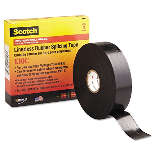 3M 41753 Scotch 130C Linerless Splicing Tape, 1" x 30ft