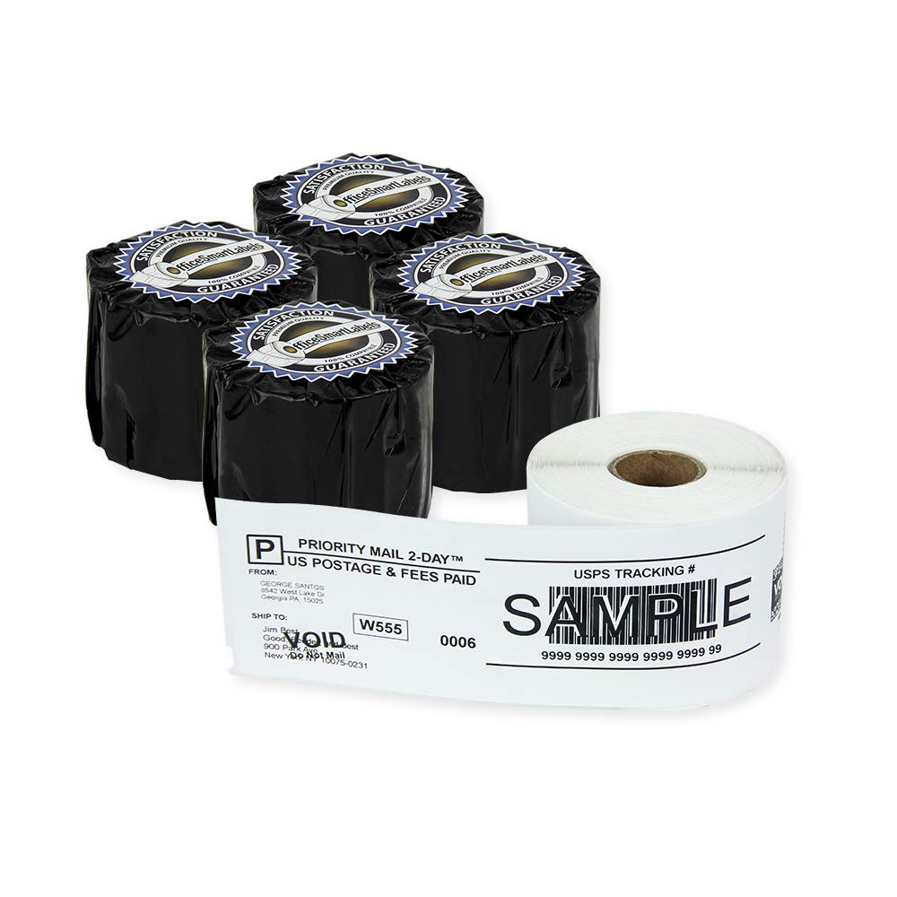 OfficeSmartLabels 2-5/16 x 7-1/2 inch Internet Postage Labels, 4 Rolls