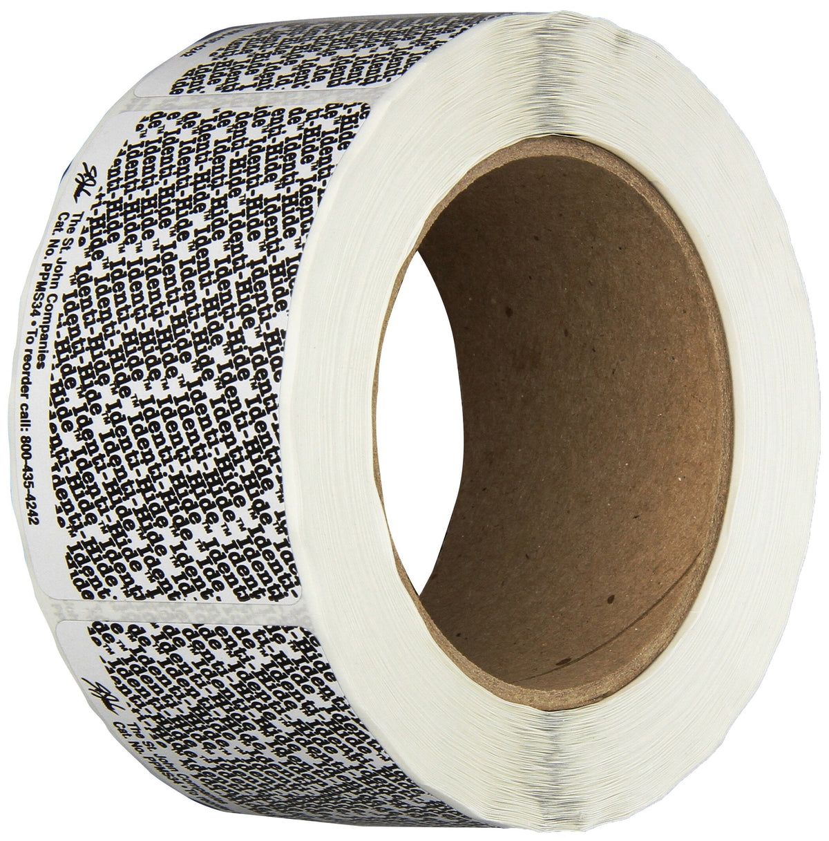 PPMS34 Patient Information Paper Label Cover, Permanent, 3" Core, 3" Length, 2" Width, Opaque White, Pack of 500