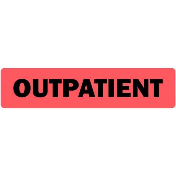 All-purpose outpatient medical healthcare labels from LabelValue, 500 labels per roll, with black text on white background.
