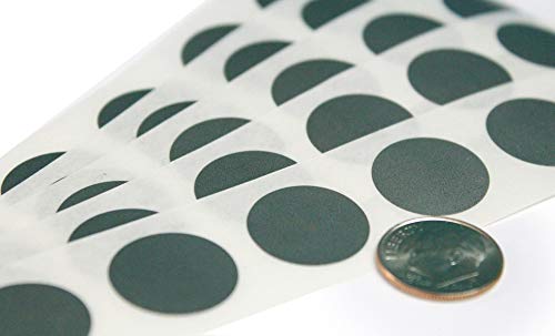 My Scratch Offs 0.70 in Silver Round Scratch-Off Stickers, 250 Pack