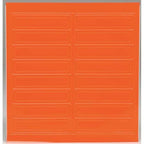 AccuformNMC Adhesive Retro-Reflective Hard Hat Helmet Stickers Red Orange