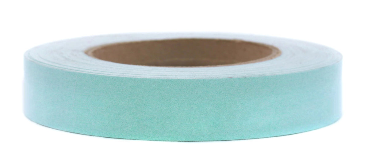 ChromaLabel 1-inch aqua adhesive color-coding label tape roll, 60 yards long, used for organizing and labeling items.