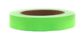 ChromaLabel 1-inch fluorescent green removable adhesive color coding label tape on a 60-yard roll, ideal for organizing and labeling.