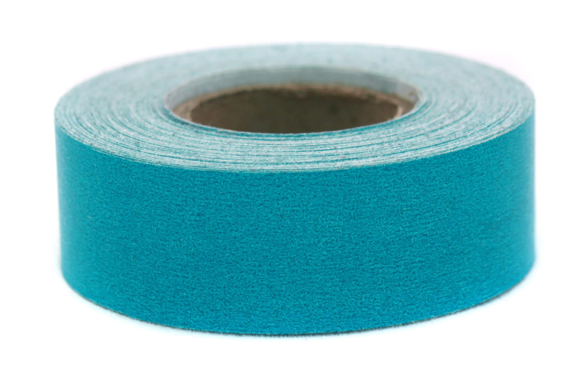 ChromaLabel teal color-coding labeling tape, 0.75 inch wide, 500-inch roll, used for organizing and color-coding tasks.
