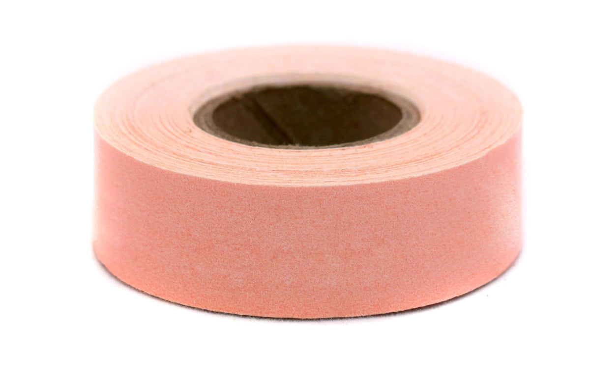 ChromaLabel 0.75-inch salmon color-coding label tape roll, 500 inches long, for clean removal and color coding tasks.