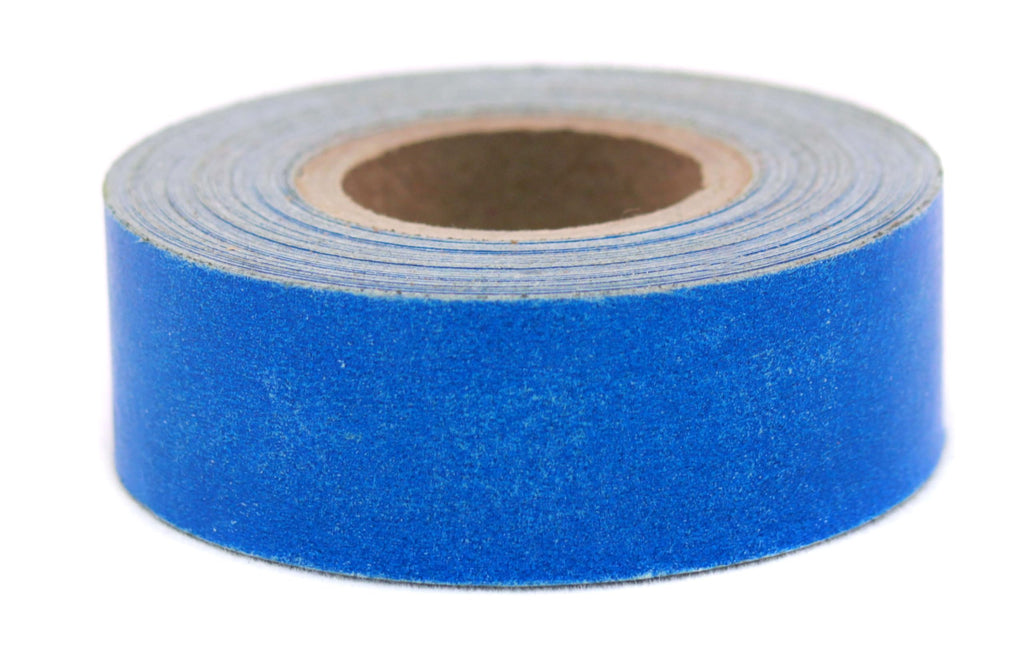 Dark blue ChromaLabel 0.75 inch clean remove color code tape, 500-inch roll, used for color-coding labels and organization.