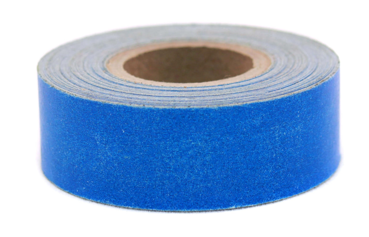 Dark blue ChromaLabel 0.75 inch clean remove color code tape, 500-inch roll, used for color-coding labels and organization.