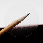 ChromaLabel 2-inch clear round wafer seals on a roll, 500 per pack, used for labeling and sealing purposes.