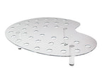 Source One 35 Slot Palette Display Stand for Mini Cones Multi Colored Acrylic - Food Grade (1 Pack, Clear) 1 Pack