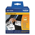 Brother Genuine DK-1234 Die-Cut Adhesive Name Badge White Paper Labels for Brother QL Label Printers, 2.3" x 3.4" (60mm x 86mm), 260 Labels per Roll, DK1234 1 Roll