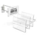 25 Pack Label Holder for Scan Plates on Display Hooks, Data-Tag Label Holders by Clip Strip