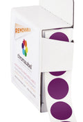 ChromaLabel Purple Removable Dot Stickers, 3/4 Inch, 1000/Box 3/4"