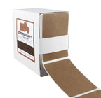 ChromaLabel 2x3 inch kraft rectangle all-purpose labels in dispenser box, 250 labels for versatile labeling needs