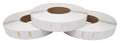 White 1" Wafer Seals Envelope Seals (No Perf) 5000 Tabs Per Roll (3 Rolls Per Box) for Tabbing Friction Fed Tabbers