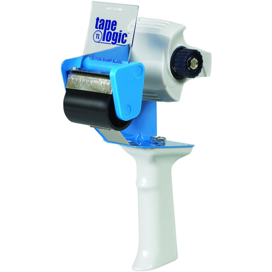 Partners Brand Tape Logic (1 Pack) Industrial Carton Sealing Tape Dispenser, 2", Blue/White 1 Pack