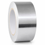 GGR Supplies AF-20R Professional/Industrial Grade High Temperature Heat Shield Resistant Aluminum Foil Tape Ideal for HVAC, Air Ducts Repair & More (3.6Mil): 2 in. Wide x 50 yds. 2" in. x 50 yds.