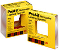 Post-it(R) Labeling Tape 695, 2 in x 36 yds, White [Price is per ROLL]