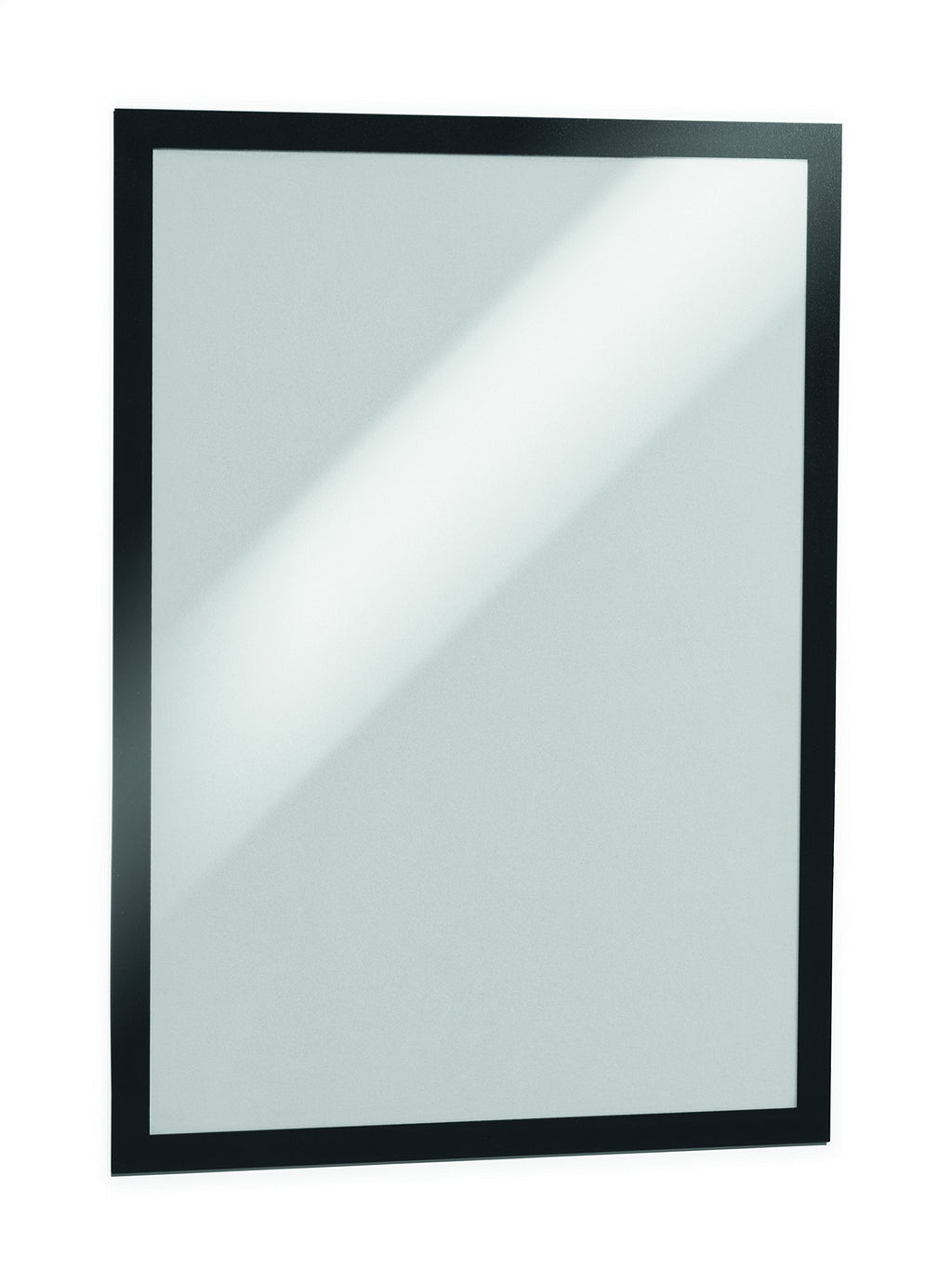 Durable Duraframe Sign Holder, Self-Adhesive, Black, Tabloid Size, 2 Pack Tabloid, 11" x 17"