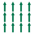 LiteMark 10 Inch Green Thin Arrow Vinyl Stickers – Durable Gloss Finish Waterproof Arrow Vinyl Sign Decals for Warehouses, Schools & Event 12 Pack 10 Inch - 12 Pack