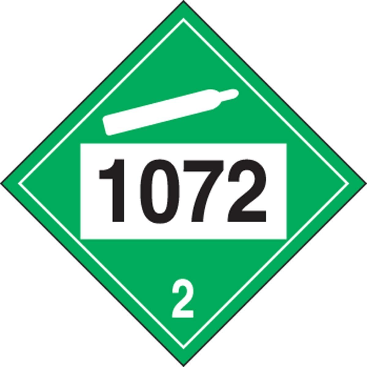 Accuform 1072 oxygen accessories pack with graphic, 50-pack of safety symbols and labels for oxygen safety management
