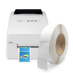 All-purpose high gloss labels by Labelvalue, 1.5 x 1.5 inches, perfect for versatile labeling needs.