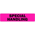 Medical record labels by Labelvalue with special handling instructions on white adhesive labels.