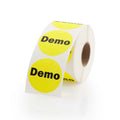 LabelValue Demo 1.5-inch inventory price marker labels attached to products for easy identification and pricing.