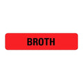 Medical record labels by LabelValue, broth food service medical labels LV-MFSL4, with white and blue design for documentation.