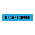 Medical record labels from LabelValue, decaf coffee food service labels, LV-MFSL11, adhesive paper labels for medical use.