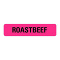 Medical record labels for roast beef food service, branded by Labelvalue, featuring clear medical and food identification labels.