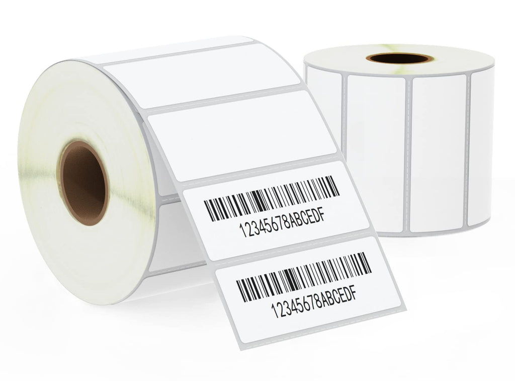 BETCKEY - 2.625" x 1" (67 mm x 25 mm) Thermal Labels, [2 Roll/4000 Labels]