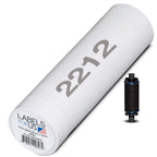 Compatible Labels for Garvey 2212-22mm x 12mm - 10,800 Labels - Pack with 9 Rolls - Labels for Us 1 Pack (9 Rolls) White