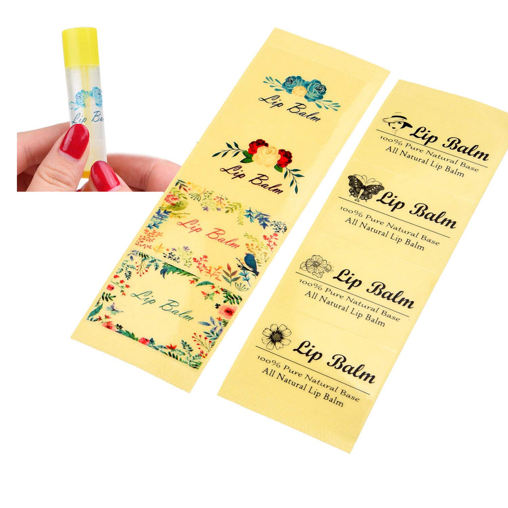 Kare & Kind value pack of 400 colorful medication labels for lip balm containers, nasal inhaler tubes, with self-adhesive, easy peel design.