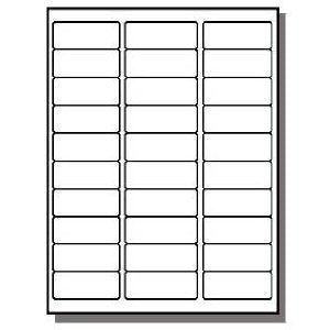FBA Laser/Ink Jet Labels, for Bar Code, Asin #, Box Labels, Pallet Labels (100 Sheets 30 Up Labels = 3000 Labels)