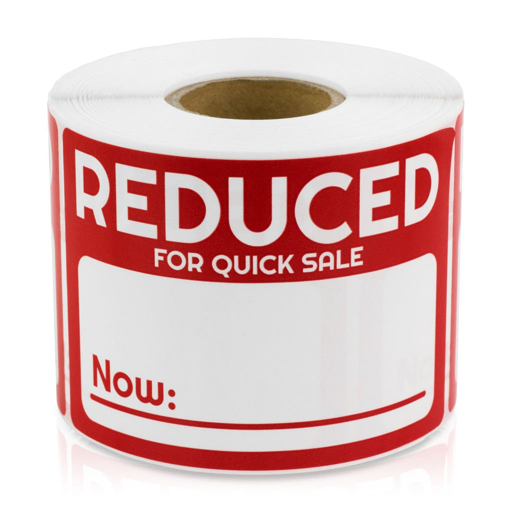 Reduced Price for Quick Sale Now, Write-in Sticker, 3" x 2", 300 Count 1 Roll