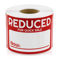 Reduced Price for Quick Sale Now, Write-in Sticker, 3" x 2", 300 Count 1 Roll