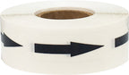 Removable Document Arrow Labels Black Transparent 1/2 x 1 1/2 Inch 500 Total Stickers