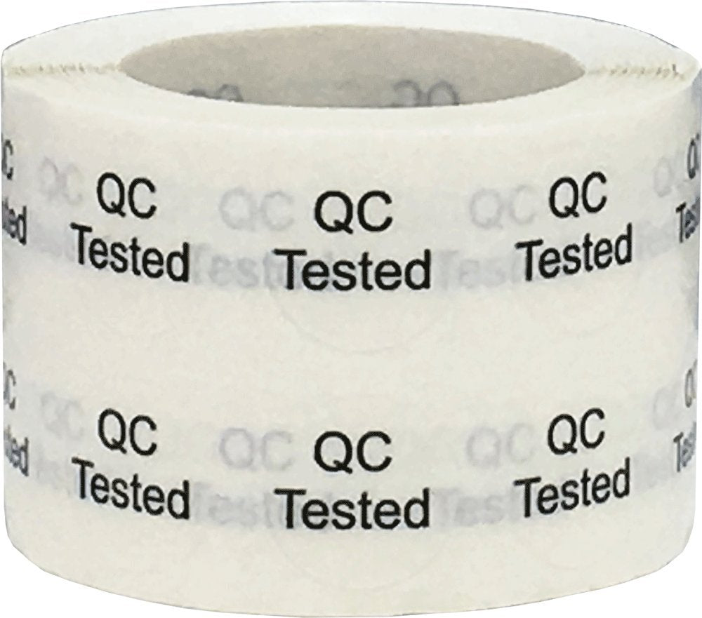 Color-coding round stickers , 1/2 inch diameter, QC tested adhesive labels, 1000 per pack.