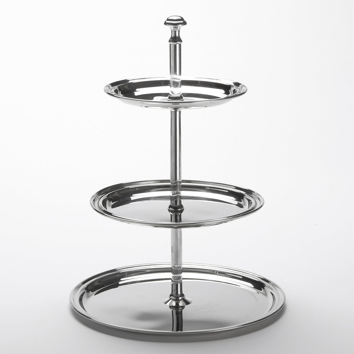 American Metalcraft STS3 Tiered Stand, Stainless Steel, Three-Tier, 8-1/2" Diameter, 11-3/4" Height