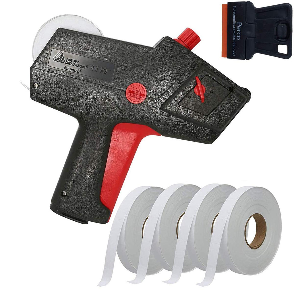 Monarch 1110 Price Gun with Labels Starter Kit: Includes Price Gun, 8,500 White Pricing Labels and Preloaded Inker