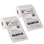 [2 Rolls, 440 Labels] 4”x 6” Postage Thermal Shipping Labels 4x6 Thermal Labels Roll Compatible with Dymo 4XL 1744907 LabelWriter 2 pack