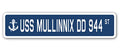 USS MULLINNIX DD 944 Street Sign us Navy Ship Veteran Sailor Gift