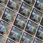 Square Laser Hologram Original Label Size 1.5 * 1.5CM 500pcs a lot Tamper evident Label Sticker